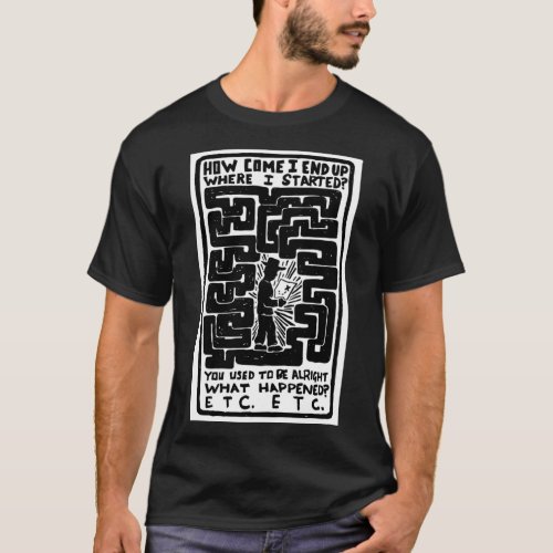 15 Step _ Radiohead Illustrated Lyrics  T_Shirt