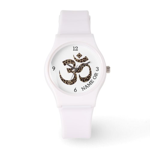 15 Styles Leopard Om Symbol  Name Womens Watch