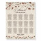15 Table Boho Chic Wildflowers Seating Chart
