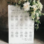 15 Tables Take A Seat Modern Wedding Seating Chart Foam Board