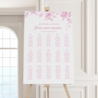 15 Tables Your Seat Awaits Pink Wedding