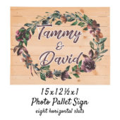 15" x 12" Wood Photo Sign (Front)