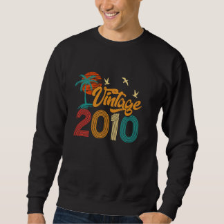 15 Year Old Gifts Vintage Made In 2010 Funny 15th Sweatshirt