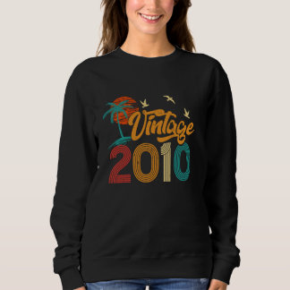 15 Year Old Gifts Vintage Made In 2010 Funny 15th Sweatshirt