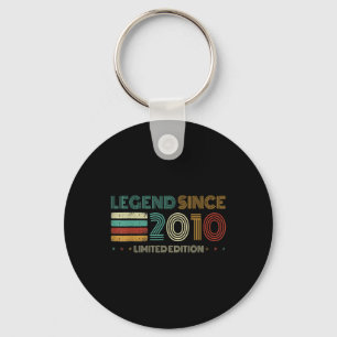 15 Years Old Legend Since 2010 15th Birthday Keychain