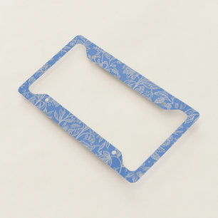 15Decorative flowers 5 License Plate Frame