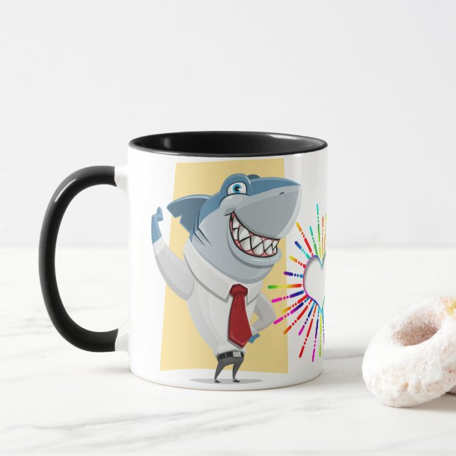 15oz Combo Custom Coffee Prayer Mug By Zazz_it (With Donut)