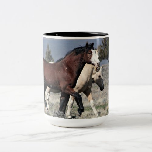 15oz of ZEUS for your MUSTANG MUD Two_Tone Coffee Mug