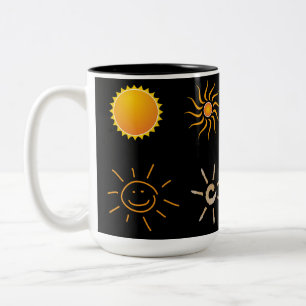 15oz Solar Spectacular Custom Sun Mug By Zazz_it
