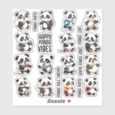 Panda Stickers, Zazzle