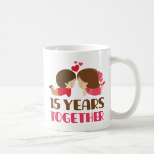 15th Anniversary Gift For Her Coffee Mug