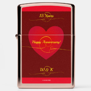 15th Anniversary Zippo Lighter
