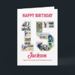 15th Birthday Anniversary Number 15 Photo Collage Card<br><div class="desc">Celebrate 15th birthday or wedding anniversary with this custom photo collage. Choose your favorite photos for display. Customize the name, text and date to fit your occasion. This will be a lovely keepsake with personalized message to look back on with family and friends. If you need any other number as...</div>