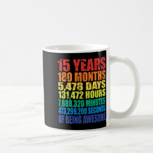 15th Birthday, Boys &amp; Girls, Cool 15 Years Of  Coffee Mug