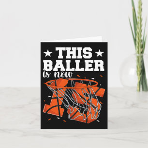 15th Birthday Bysketbyll Boys Card