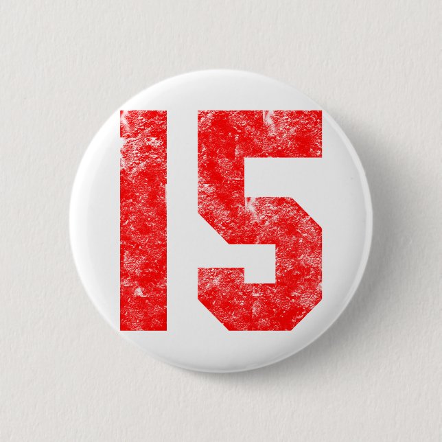 15th Birthday Gifts Pinback Button (Front)
