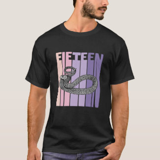 15Th Birthday Girl Snake Lover Pet Reptile 15 Year T-Shirt