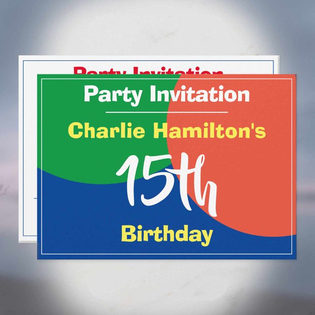 15th Birthday Invitation (Creator Uploaded)