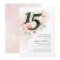 15th Birthday Quinceanera Rustic Floral Modern