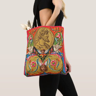 15th century image Caesar birds flowers etc   Tote Bag