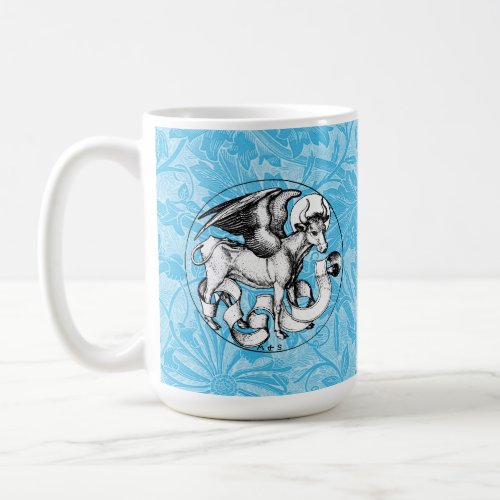 15th Century St Lukes Emblem Winged Bull Coffee Mug