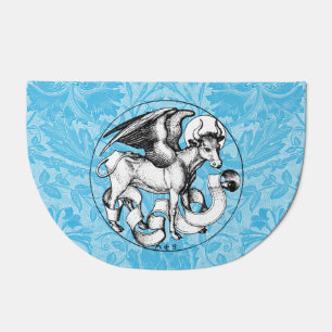 15th Century St Luke's Emblem Winged Bull Doormat