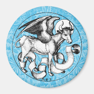 15th Century St Luke's Emblem Winged Bull Magnet