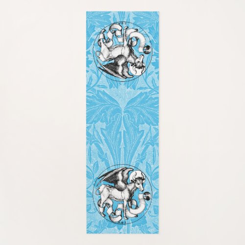 15th Century St Lukes Emblem Winged Bull Yoga Mat