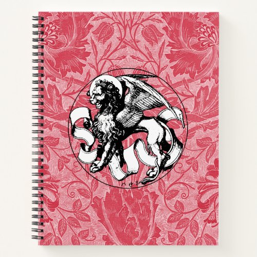 15th Century St Marks Emblem Winged Lion Notebook