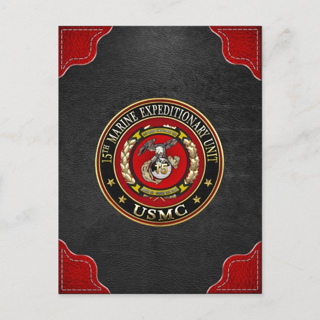 15th Marine Expeditionary Unit (15th MEU) [3D] Postcard (Front)