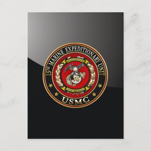 15th Marine Expeditionary Unit 15th MEU 3D Postcard