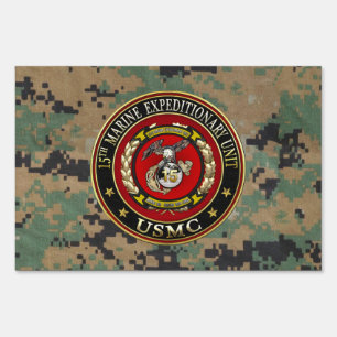 15th Marine Expeditionary Unit (15th MEU) [3D] Sign