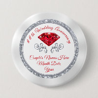 15th or Cheap 40th Anniversary Party Favors Pins