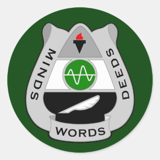 15th Psychological Operations Bn DUI Classic Round Sticker