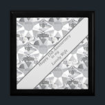 15th Wedding Anniversary, Crystal  Gift Box<br><div class="desc">This lovely anniversary gift box has been designed for a fifteenth,  wedding anniversary,  which is traditionally crystal. It features a background of crystal and editable text to make it truly personal. Lovely to hold a special gift for a husband,  wife,  or a couple celebrating this special anniversary.</div>