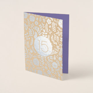 15th Wedding Anniversary Greeting Cards