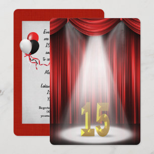 15th Wedding Anniversary Party Invitation