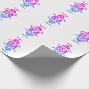 15th Year traditional crystal wedding anniversary Wrapping Paper