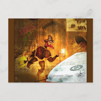 1605 - The Gunpowder Plot (detail) Postcard