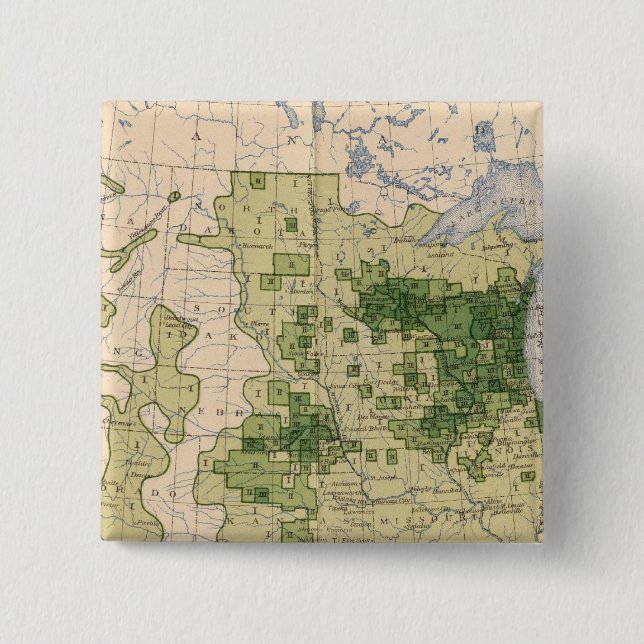 160 Rye/sq mile Button (Front)
