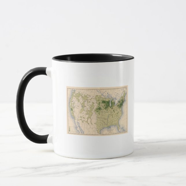 160 Rye/sq mile Mug (Left)