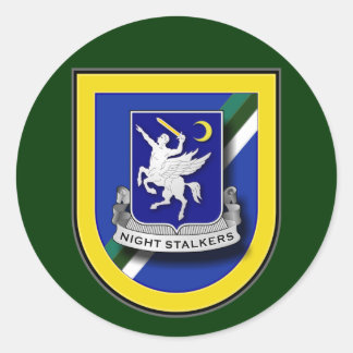160th Aviation - Special Operations - Airborne 1 Classic Round Sticker