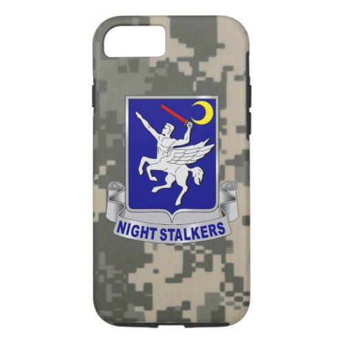 160th SOAR Night Stalkers Army Digital Camo iPhone 87 Case