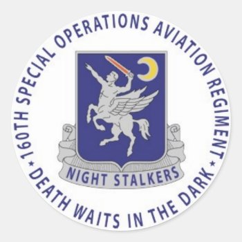 160th Soar Night Stalkers Decal Sticker by JFVisualMedia at Zazzle