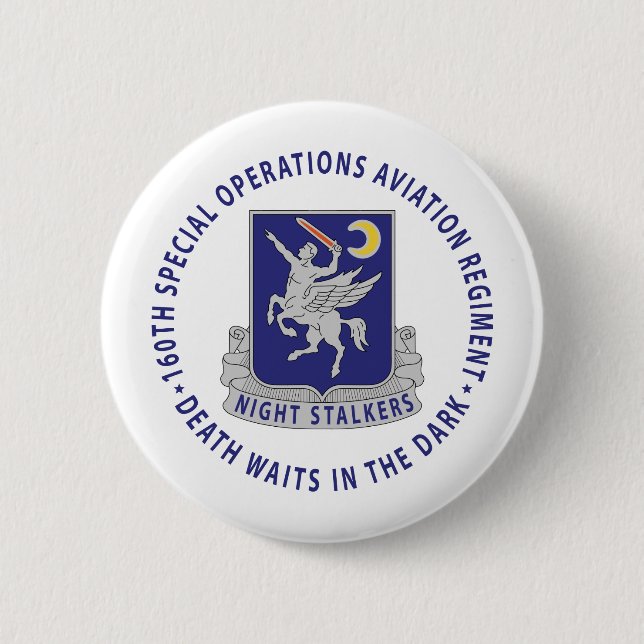 160th SOAR - Night Stalkers Pinback Button (Front)