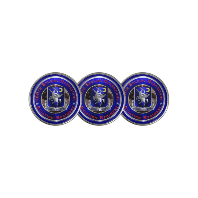 160th “SOAR NIGHTSTALKERS” Golf Ball Marker (3 Up)