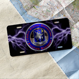 160th “SOAR NIGHTSTALKERS” License Plate