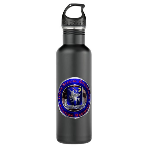 160th SOAR NIGHTSTALKERS  Stainless Steel Water Bottle