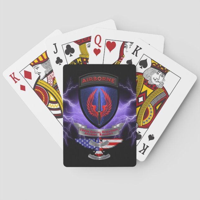 160th SOAR Special Operations Aviation Regiment  Poker Cards (Back)