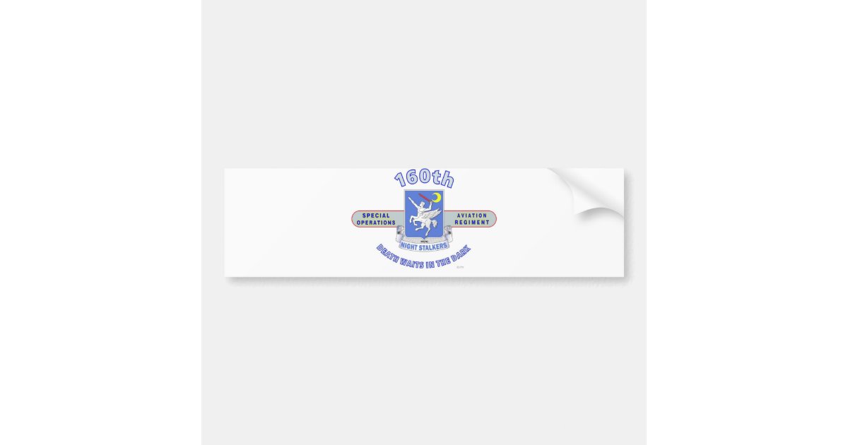 160TH SPECIAL OPERATION AVIATION REGIMENT SOAR BUMPER STICKER | Zazzle